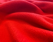 Ткань флис Красный DTY китайский от 180 г/м2