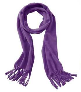 Купить детский шарф флисовый 10х90 см (двухслойный), бордовый | INARI