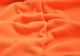 Ткань флис Оранжевый DTY китайский от 180 г/м2